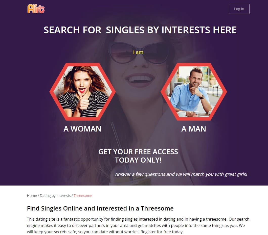 free threesome dating sites